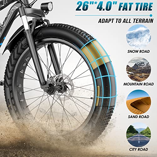 Vivi Electric Bike: Fat Tire Mountain Ebike