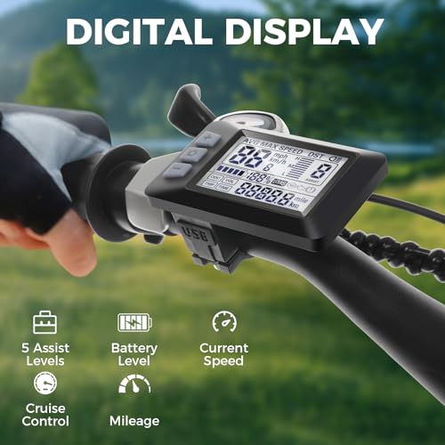 ANCHEER 500W Electric Mountain Bike - 26'' Gladiator