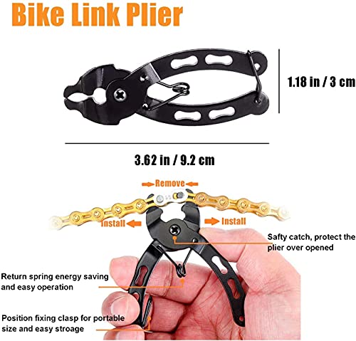 HHLC Bike Tire Pump, Repair Kit, Saddle Bag