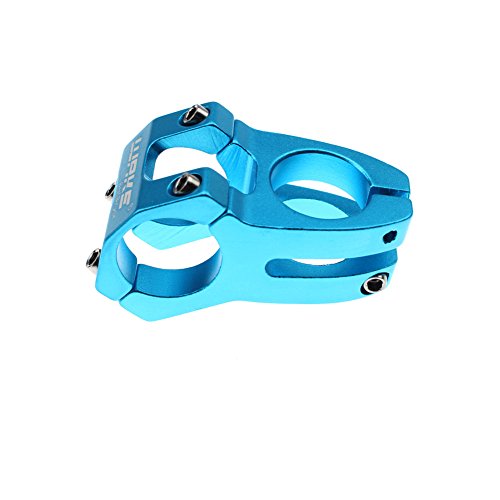 Blue Aluminum Alloy 31.8mm x 45mm Bike Stem