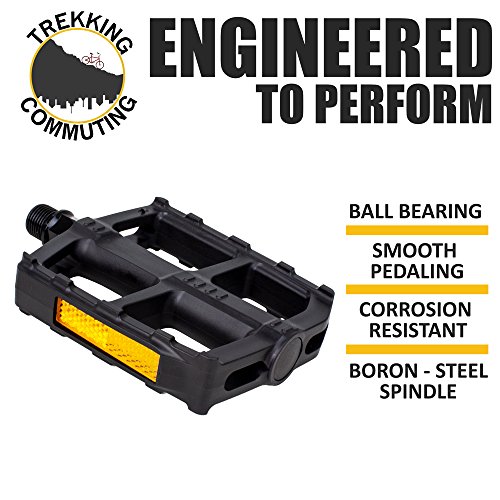 BV Bicycle Pedals - Universal Fit, Lightweight & Durable