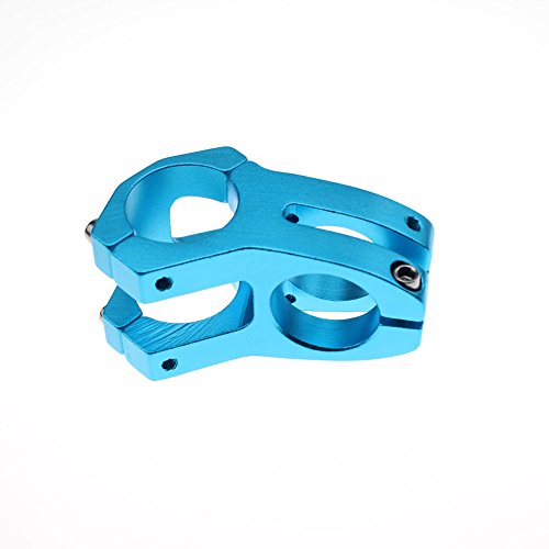 Blue Aluminum Alloy 31.8mm x 45mm Bike Stem