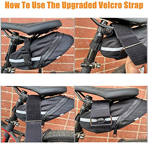 HHLC Bike Tire Pump, Repair Kit, Saddle Bag