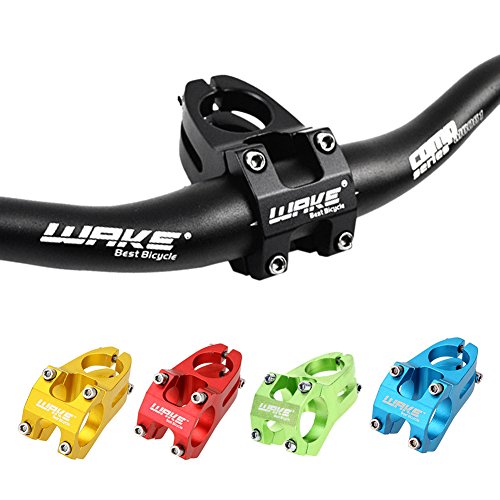 Blue Aluminum Alloy 31.8mm x 45mm Bike Stem