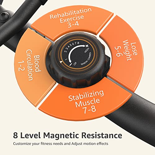JEEKEE Recumbent Bike - Indoor Magnetic Cycling for Adults