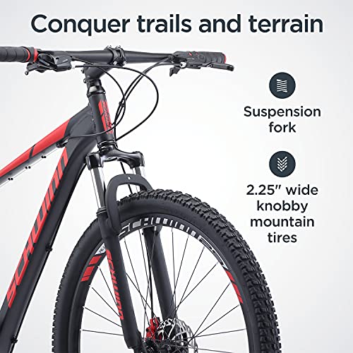 Schwinn Bonafide Mountain Bike, Front Suspension, 24-Speed