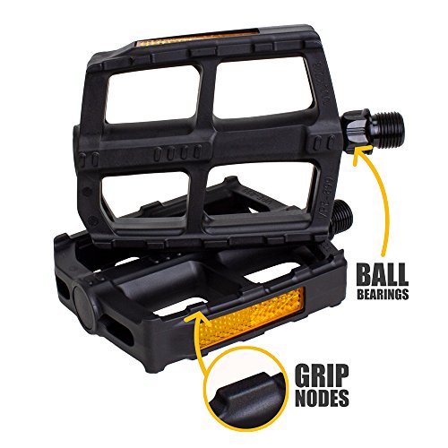 BV Bicycle Pedals - Universal Fit, Lightweight & Durable