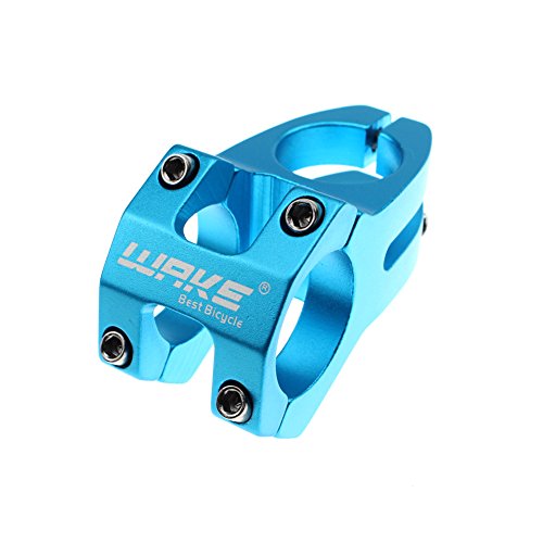 Blue Aluminum Alloy 31.8mm x 45mm Bike Stem