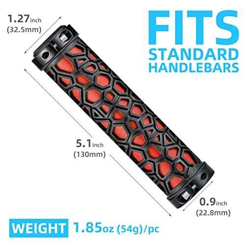 ROCKBROS Double Lock-on Non-Slip MTB BMX Grips