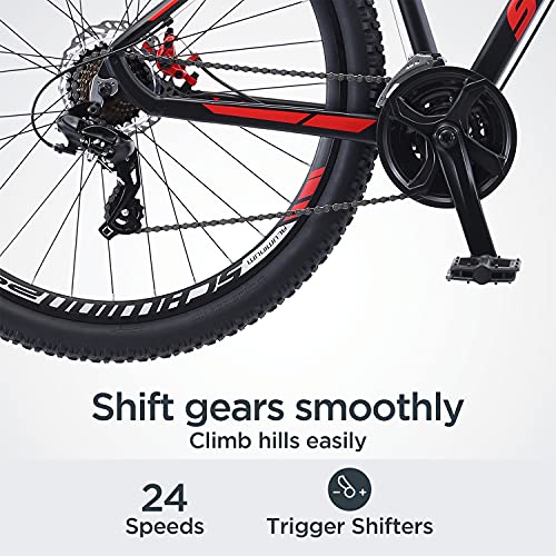 Schwinn Bonafide Mountain Bike, Front Suspension, 24-Speed