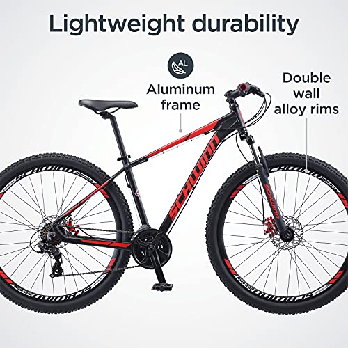 Schwinn Bonafide Mountain Bike, Front Suspension, 24-Speed