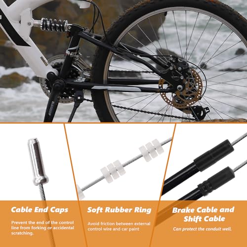 mankk Bicycle Brake & Shift Cable Housing Kit