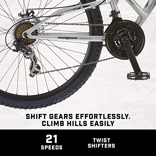 Mongoose Impasse Mountain Bike, Aluminum Frame, 29" Wheels