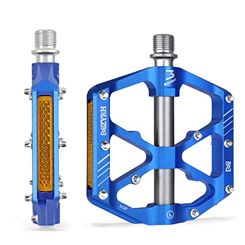 MZYRH Aluminum Alloy MTB Bike Pedals with Reflectors