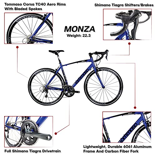 Tommaso Monza Sport Road Bike - Carbon Shimano Tiagra
