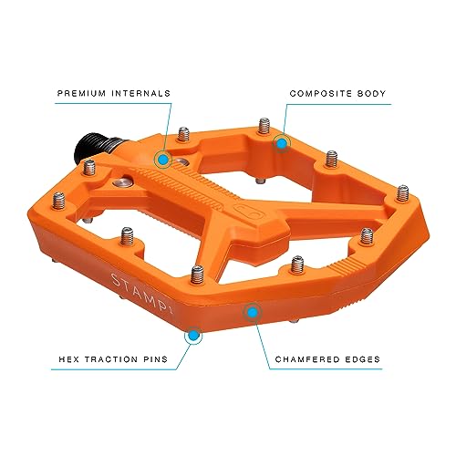 Crankbrothers Stamp 1 Gen 2 Large Orange Pedals