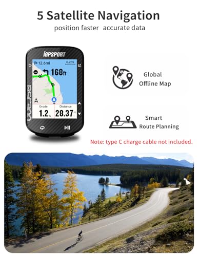 iGPSPORT BSC300 GPS Cycling/Bike Computer with Offline Maps