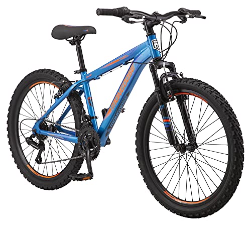 Mongoose Hardtail Mountain Bike, 24" Wheels, 21 Speed