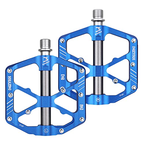 MZYRH Aluminum Alloy MTB Bike Pedals with Reflectors