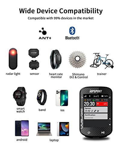 iGPSPORT BSC300 GPS Cycling/Bike Computer with Offline Maps