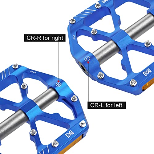 MZYRH Aluminum Alloy MTB Bike Pedals with Reflectors