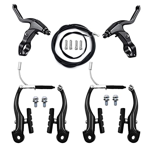 Universal V-Type Bike Brake Set with Complete Accessories
