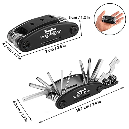 WOTOW Bike Repair Tool Kit - 16 in 1