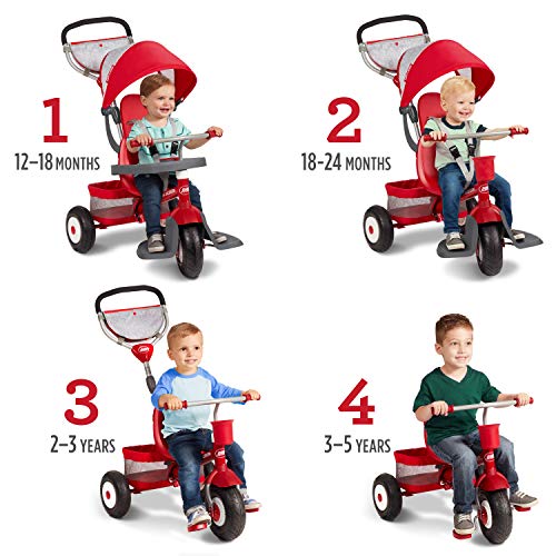 Radio Flyer Ultimate All-Terrain Tricycle - Red, Ages 9 Months-5 Years