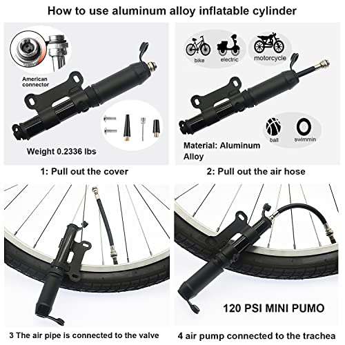 103Pcs Bike Repair Kit with Tire Pump Inflator