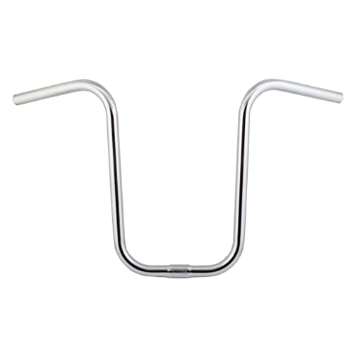 Sunlite Hi-Rise Chrome Handlebars, 640x350mm dimensions