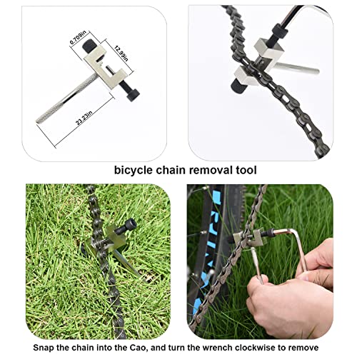 103Pcs Bike Repair Kit with Tire Pump Inflator