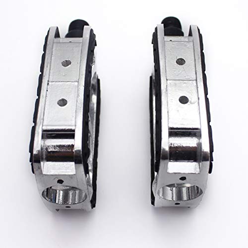 DRBIKE Alloy Bicycle Pedals with Toe Clip and Straps