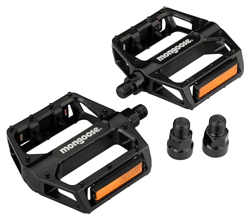 Mongoose Adult Mountain Bike Pedals with Adapters