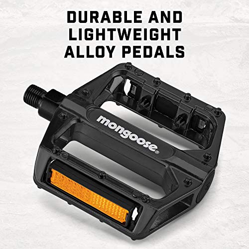 Mongoose Adult Mountain Bike Pedals with Adapters
