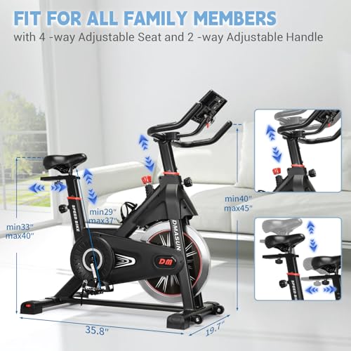 DMASUN Super Quiet Magnetic Resistance Exercise Bike