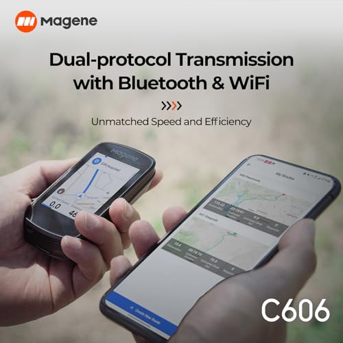 Magene C606 Smart GPS Bike Computer, 2.8" Touchscreen