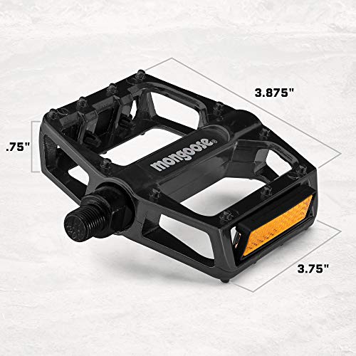 Mongoose Adult Mountain Bike Pedals with Adapters