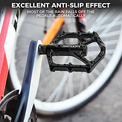 Hapleby Premium 9/16" Bike Pedals with 2 Bearings