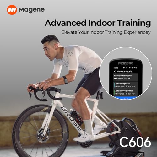 Magene C606 Smart GPS Bike Computer, 2.8" Touchscreen
