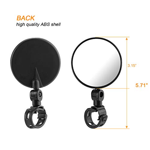 Adjustable Bike Mirrors for Mountain Road Bikes