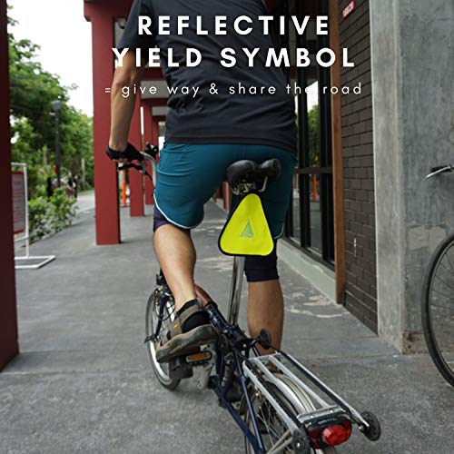 High Visibility Reflective Yield Symbol - Cycling Safety