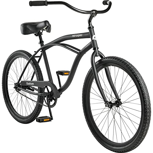 Retrospec Chatham Kids' Beach Cruiser Bike - Matte Black