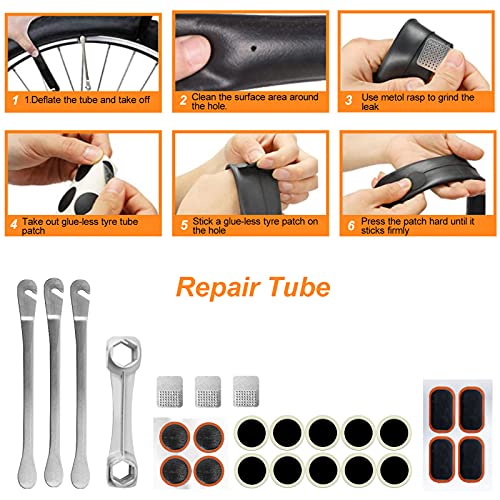 ORCISH 45PCS Bike Repair Kit: Portable Multi-Function Tool