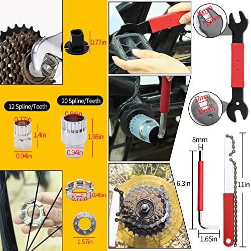 Professional Bike Repair Tool Kit with Neat Storage