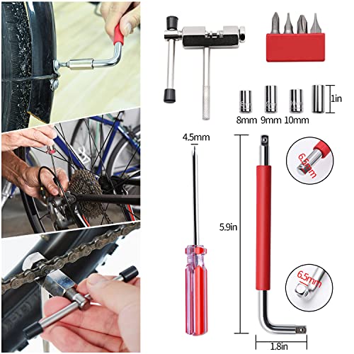 Professional Bike Repair Tool Kit with Neat Storage