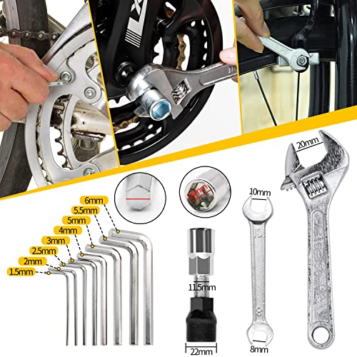 Professional Bike Repair Tool Kit with Neat Storage