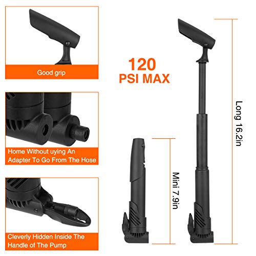 Portable Bicycle Repair Kit with Tire Pump