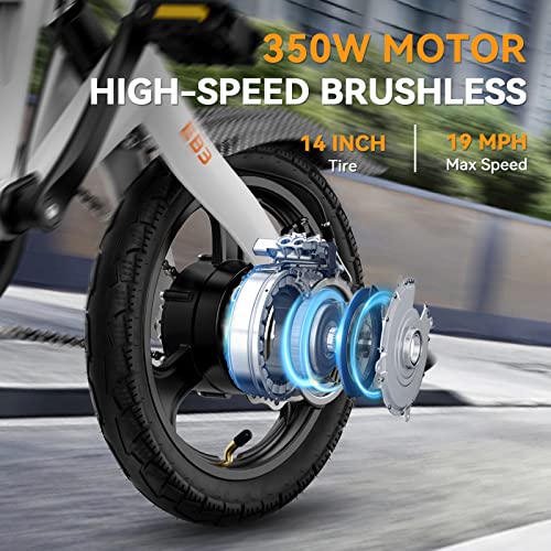 Jasion EB3 Electric Bike: 21mph Folding Adults Bicycle