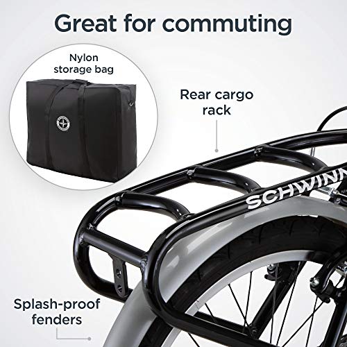 Schwinn Loop Folding Bike - 20-inch Wheels, 7-Speed