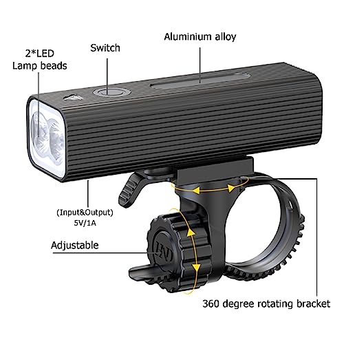 Rechargeable Bike Lights Set for Night Riding